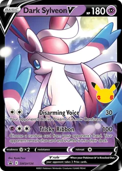 SWSH Black Star Promos Dark Sylveon V Pokémon card